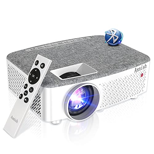 Movie Projector HD Outdoor Projector 1080P Supported Bluetooth 200" Display 200ANSI-7500Lumens Compatible with TV Stick,Video Games,Phone,USB,HDMI,VGA,AV,TF,AUX