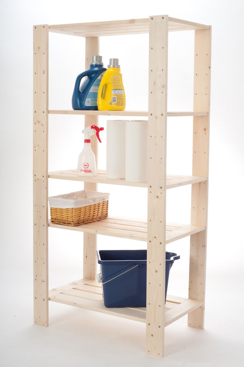 Shelve it 5 Shelf Wood Shelf